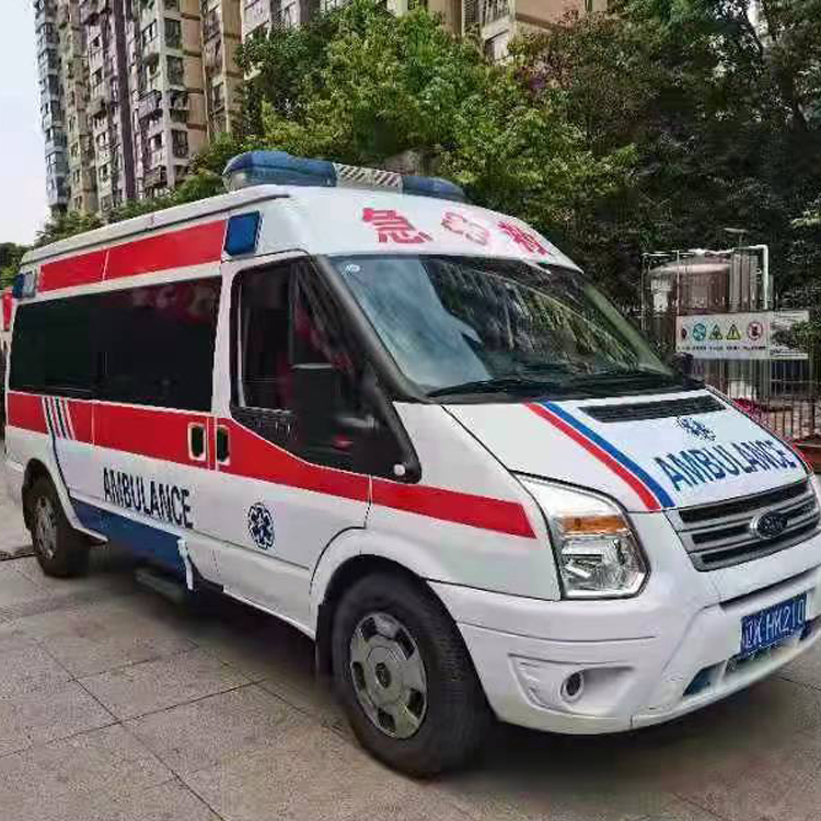 靖江长途救护车护送病人返乡